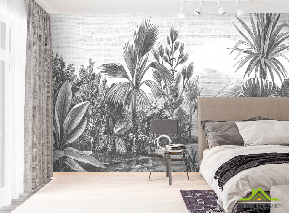 выбрать Фотошпалери тропіки гравюра Ексклюзивні фотошпалери на стіну