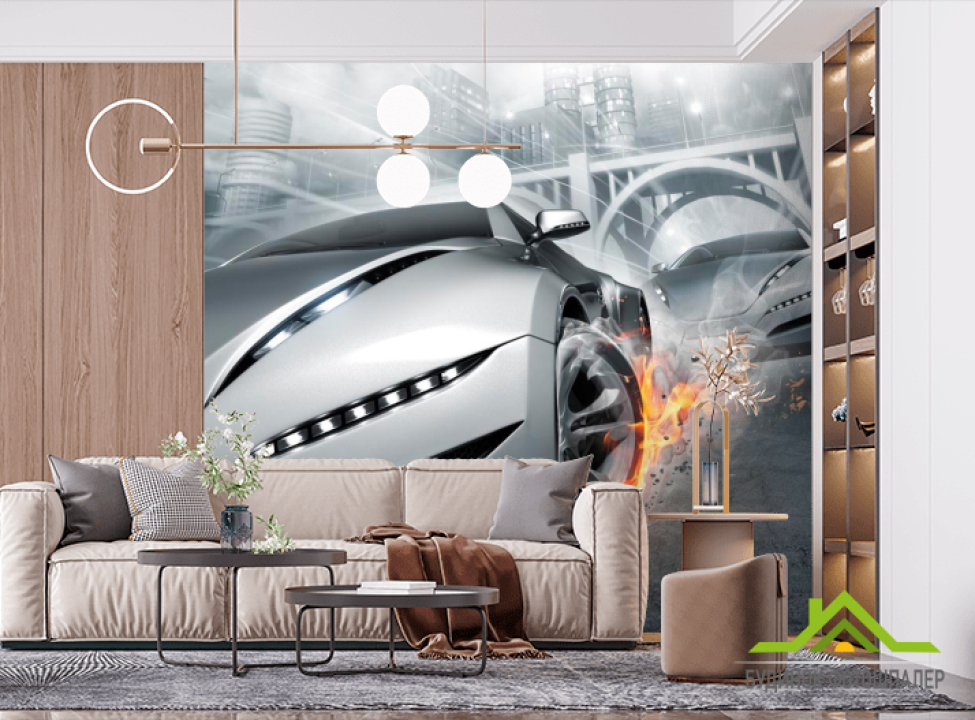 выбрать Фотошпалери Авто у вогнях Фотошпалери Транспорт на стіну