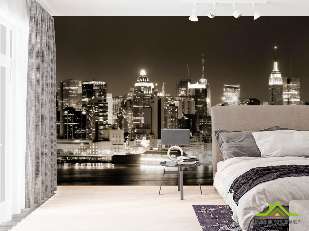 Фотообои Огни ночного города