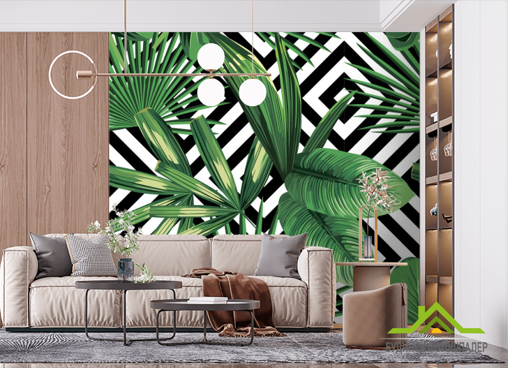 Фотошпалери Тропічні листя