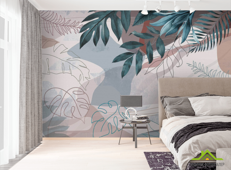 выбрать Фотообои тропические листья Фотообои тропические листья на стену
