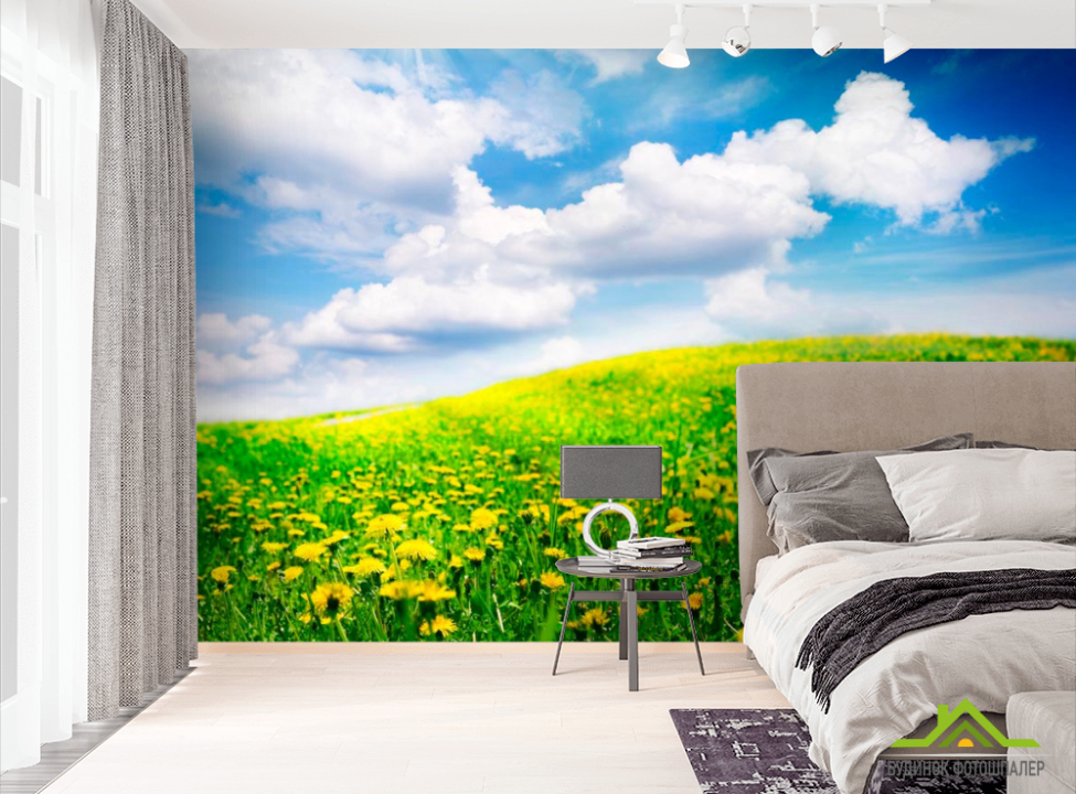 выбрать Фотообои Тучи, небо, луг Фотообои Природа на стену