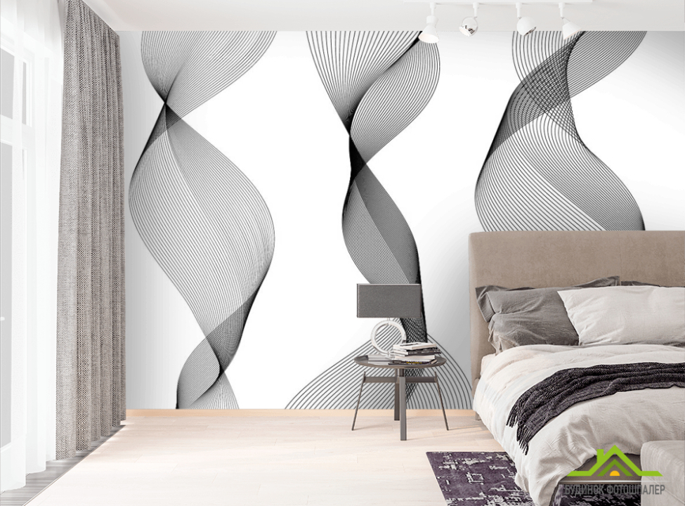 выбрать Фотошпалери в стилі Модерн, хвилі Фотообої по стилю на стіну