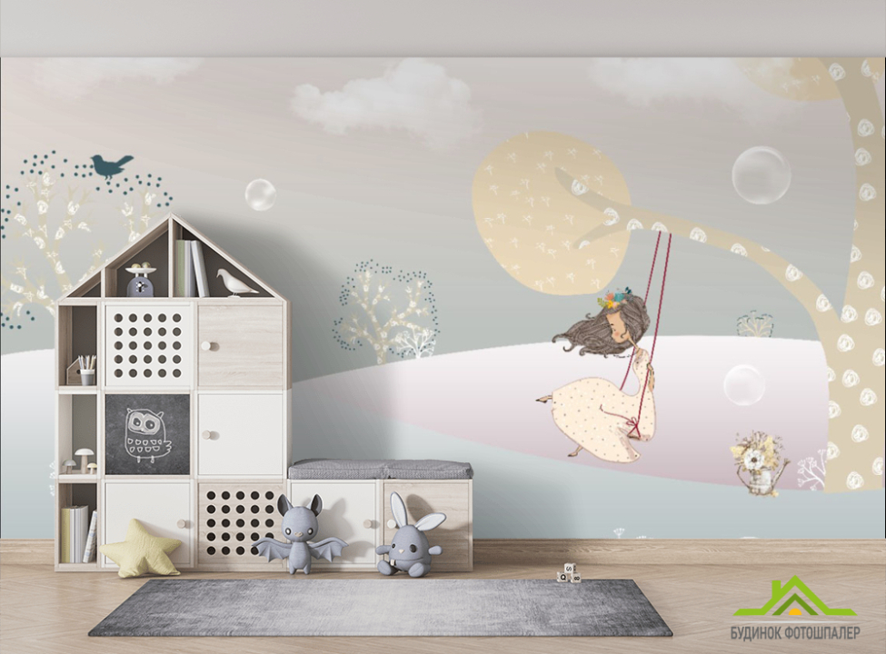 выбрать Фотошпалери природа Фотошпалери Little kids на стіну