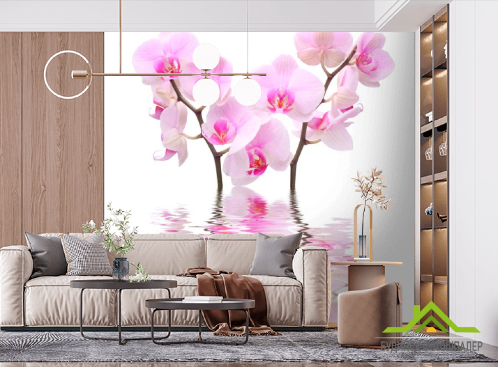выбрать Фотообои Орхидеи бело-розовые Фотообои Орхидеи на стену