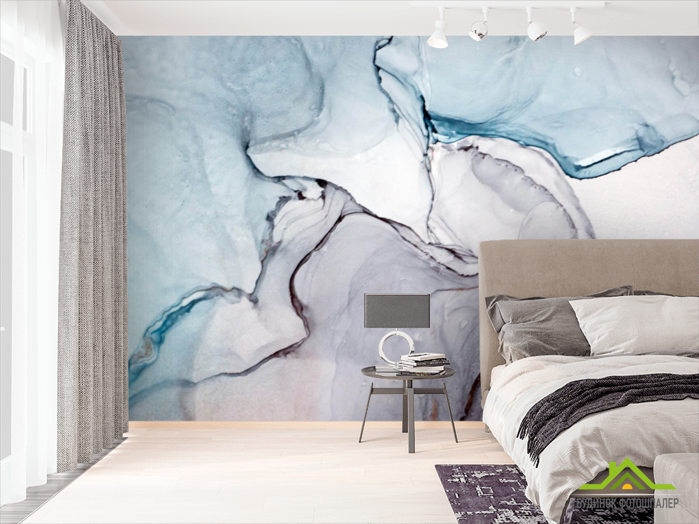 Фотошпалери Fluid art чорнило