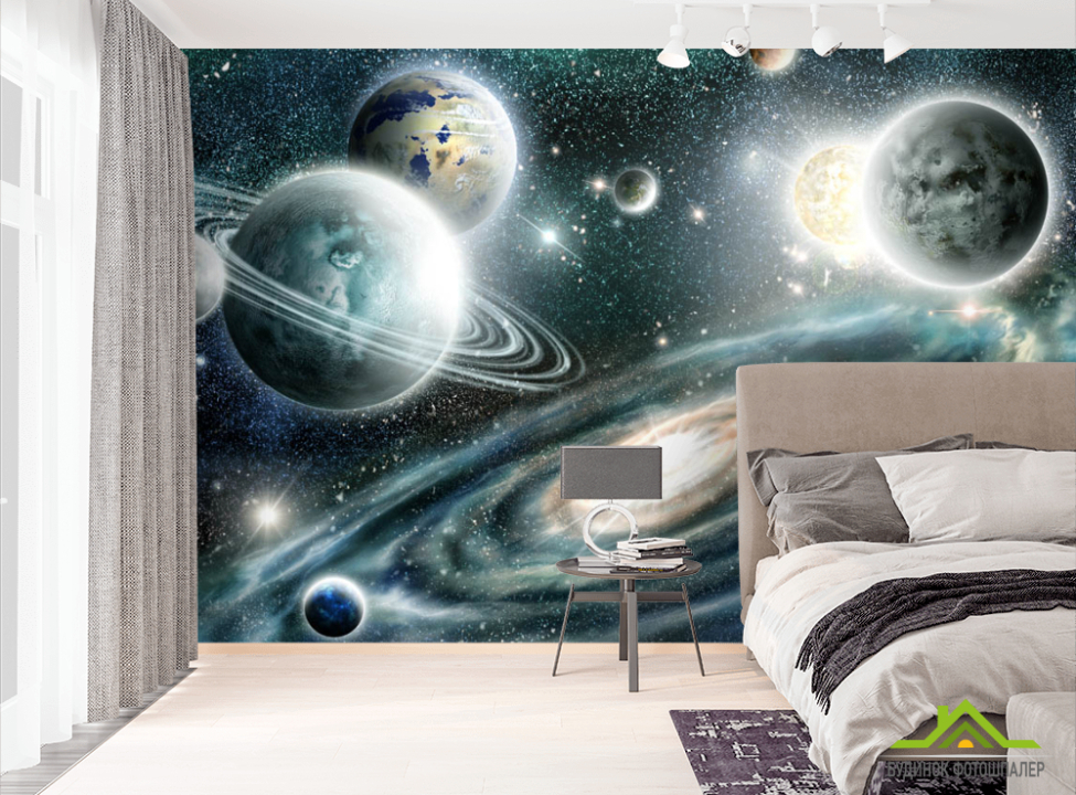 выбрать Фотошпалери Планети Фотошпалери Космос на стіну
