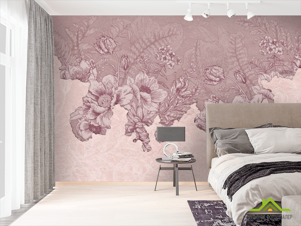 Фотошпалери Вінтажні квіти