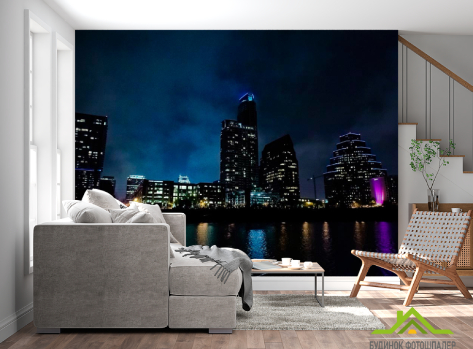 выбрать Фотообои Вода, высотки New York Фотообои Город на стену