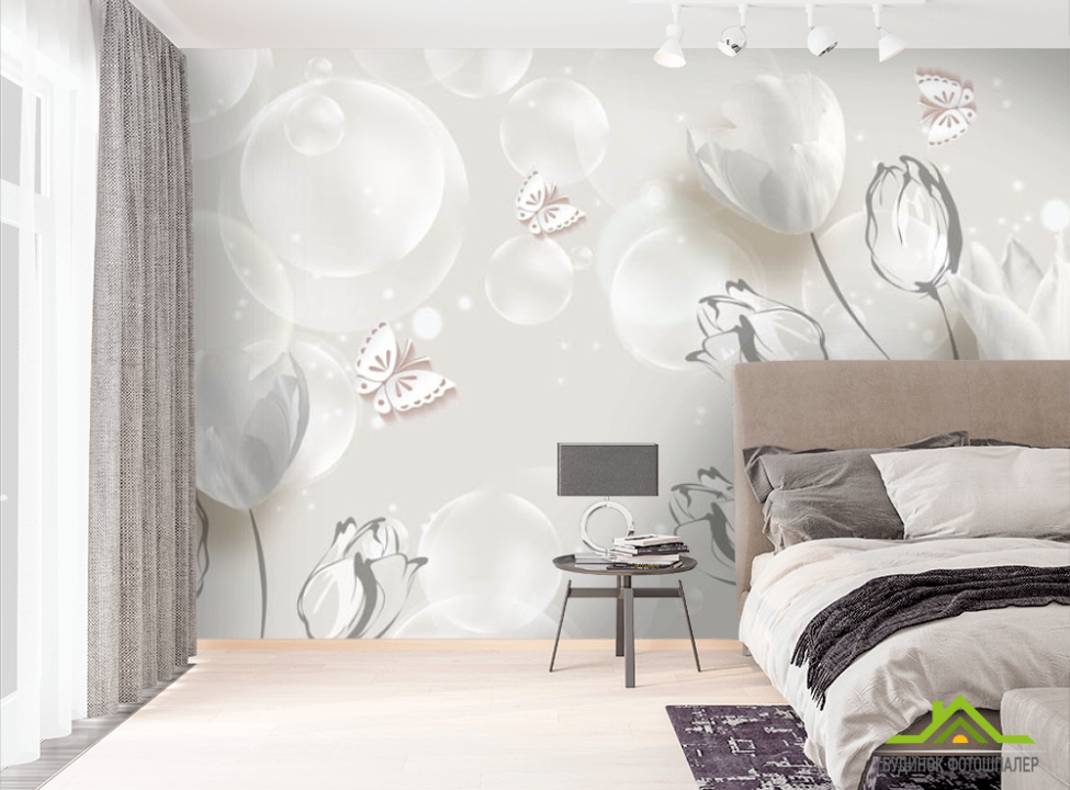 выбрать Фотошпалери 3d півонії Фотошпалери Квіти на стіну