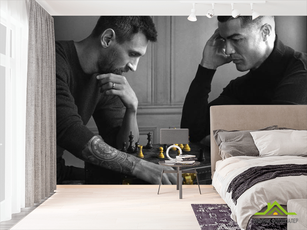 Фотошпалери Рональдо і Мессі