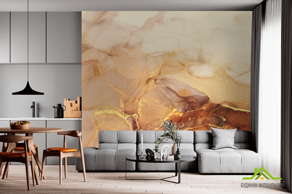 Фотошпалери Золотий флюїд
