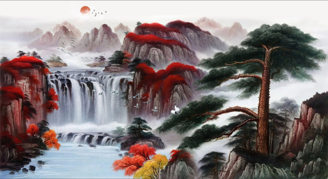 Фотошпалери водоспад