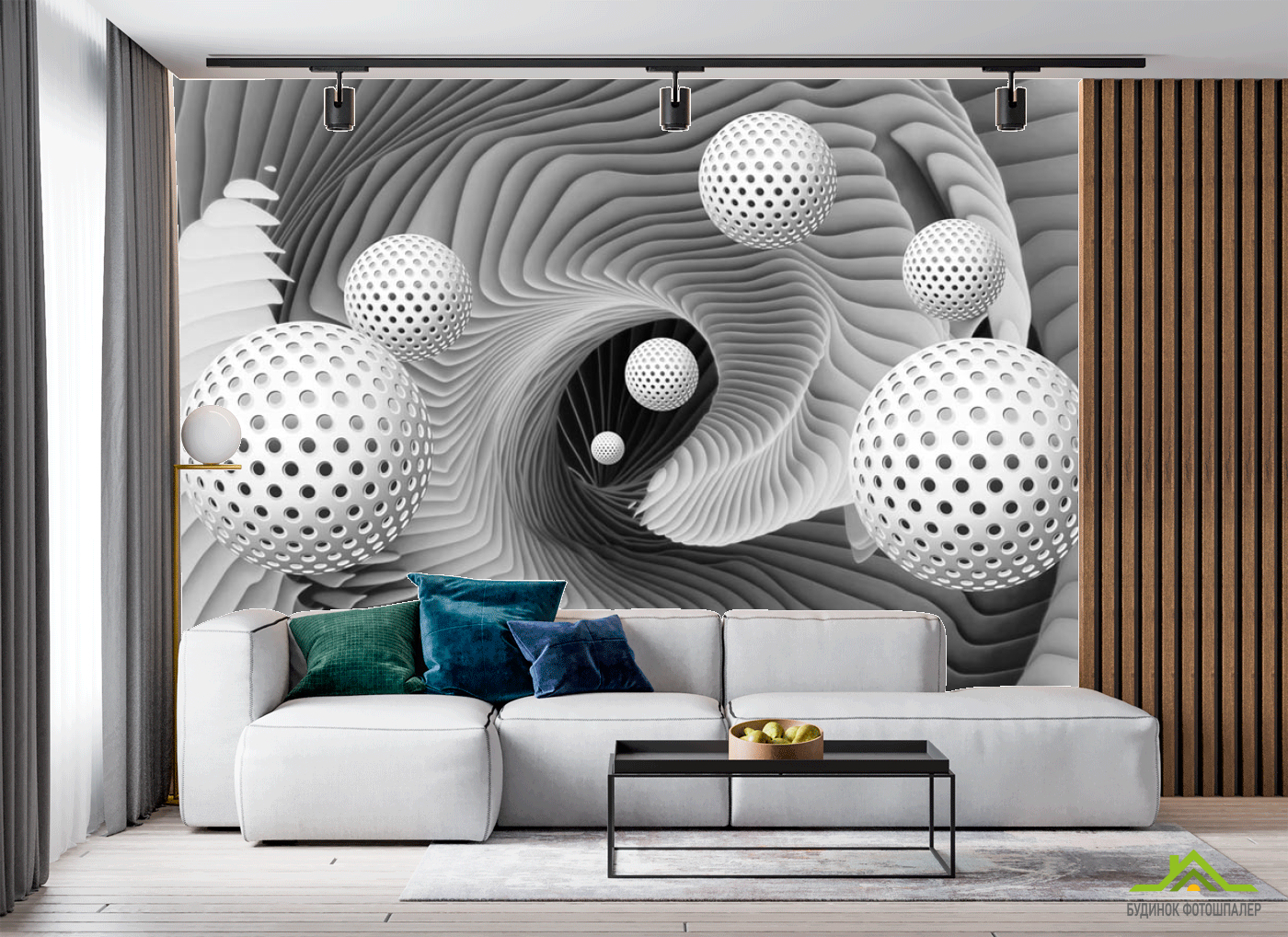 Фотошпалери Перспективні кулі