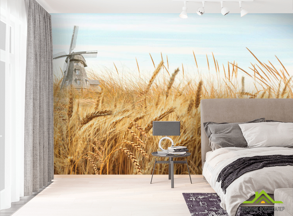 выбрать Фотошпалери Поле пшениці Фотошпалери Природа на стіну