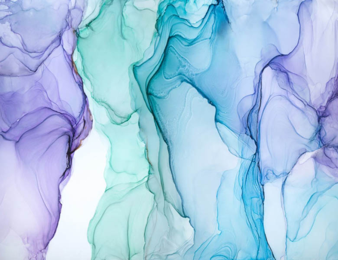 Фотошпалери яскравий fluid art