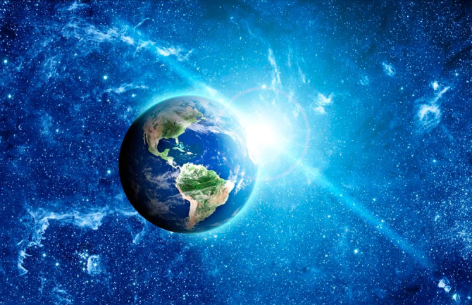 Фотообои Земля и солнце