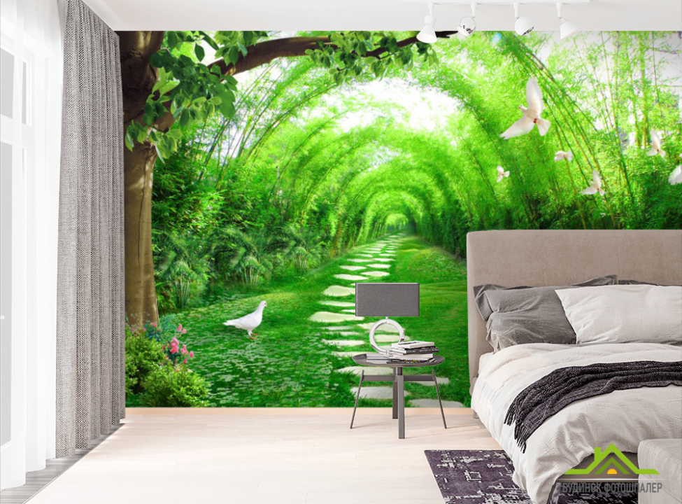 выбрать Фотообои Лесная тропинка Фотообои Расширяющие пространство на стену