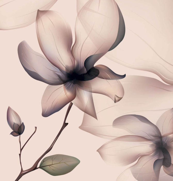 Фотошпалери Абстрактний 3д квітка