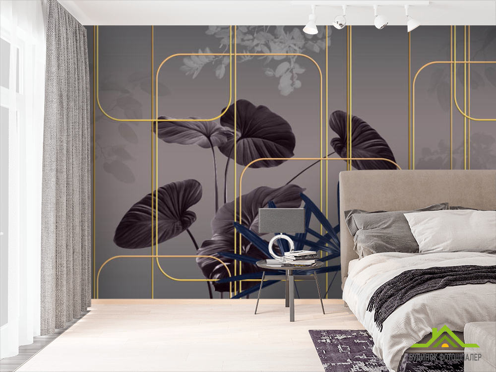 Фотообои Яркие листья