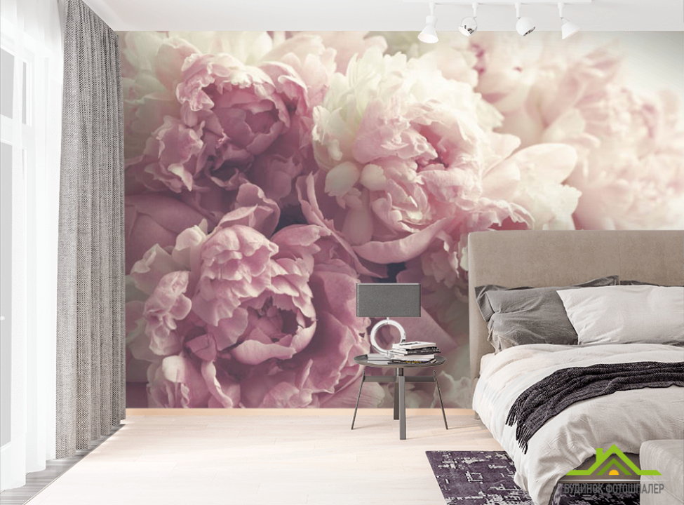 выбрать Фотошпалери Рожеві півонії Фотошпалери Квіти на стіну