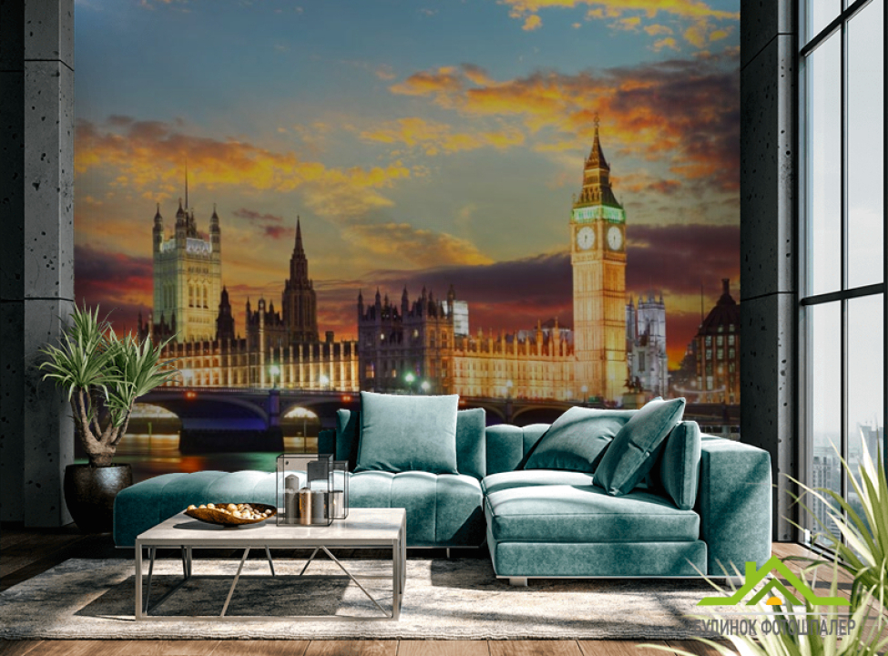 выбрать Фотообои вечерний Лондон Фотообои Лондон на стену
