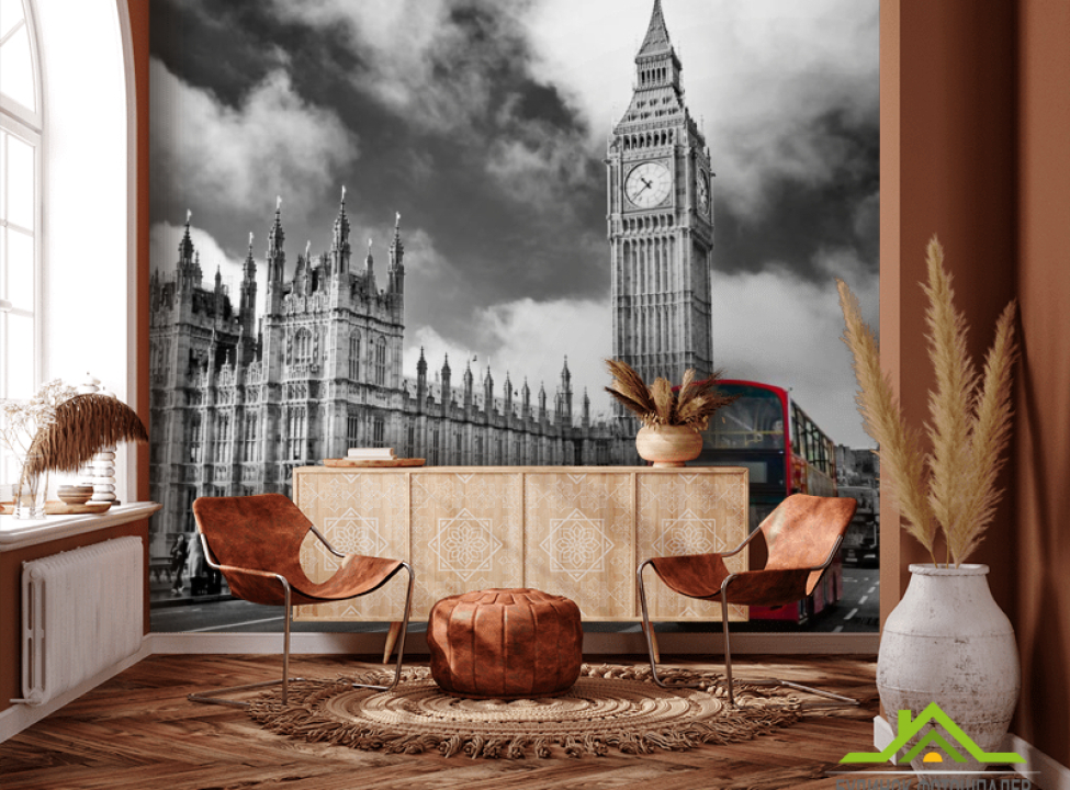 выбрать Фотообои Автобус в лондоне Фотообои Лондон на стену