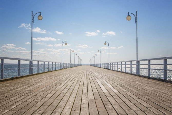 Фотошпалери Вид з пірсу
