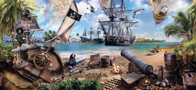 Фотообои Остров пиратов