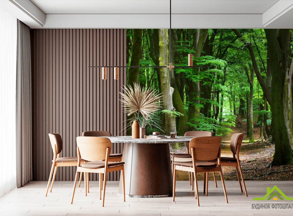 выбрать Фотошпалери дорога в темному лісі Фотошпалери Природа на стіну