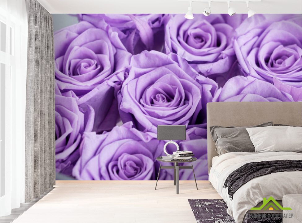 выбрать Фотообои фиолетовые розы Фотообои разные на стену