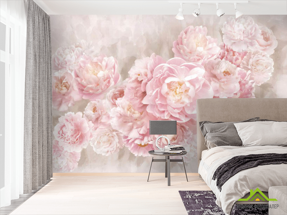 Фотошпалери Рожеві півонії