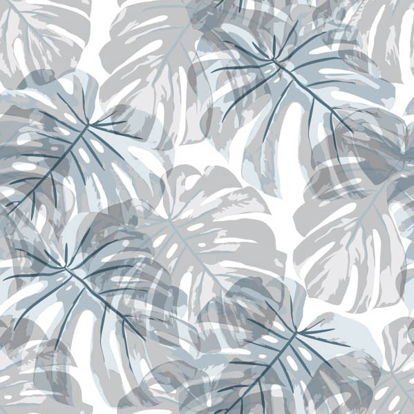 Фотошпалери патерн з листя монстери