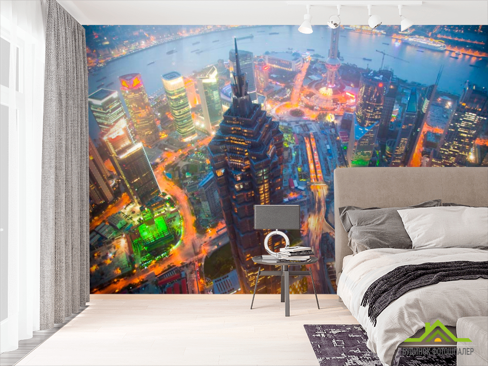 Фотошпалери Висотки і вогні