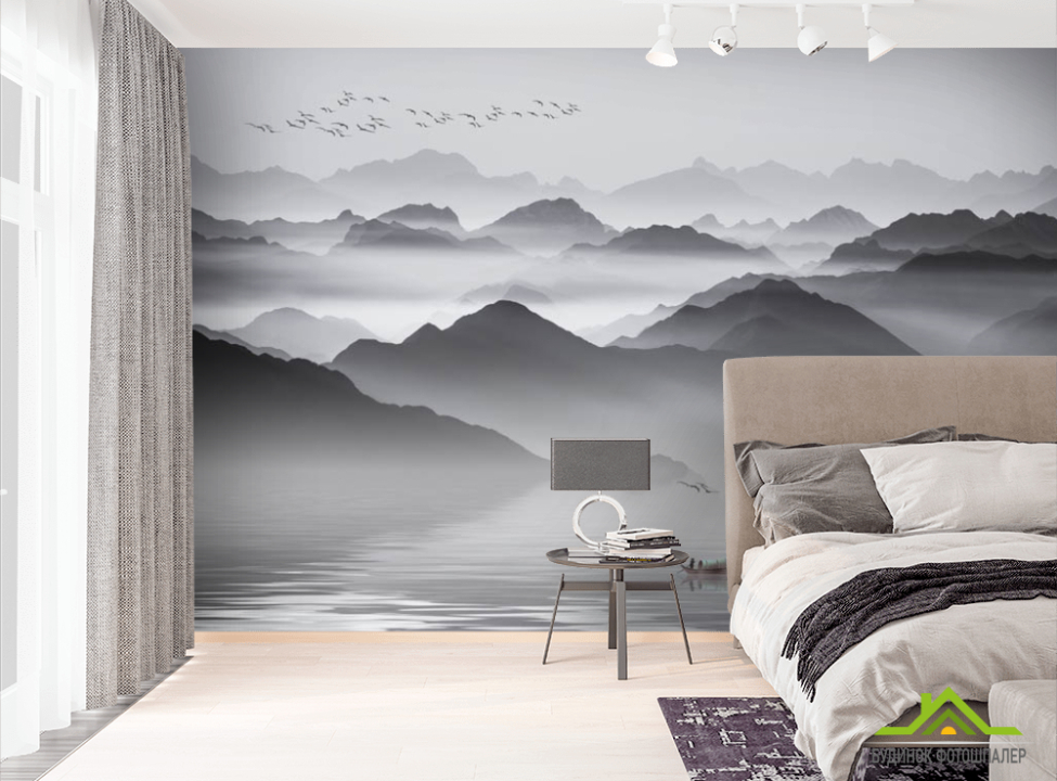 выбрать Фотошпалери Чб гори Фотошпалери Абстракція на стіну