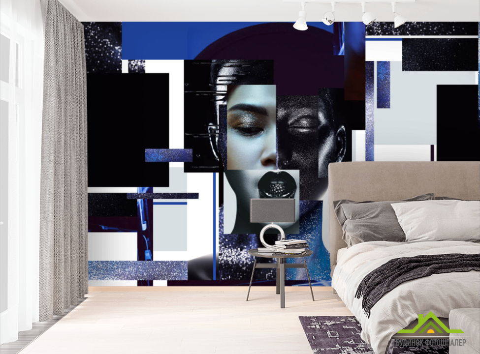 выбрать Фотообои Макияж глиттер  на стіну