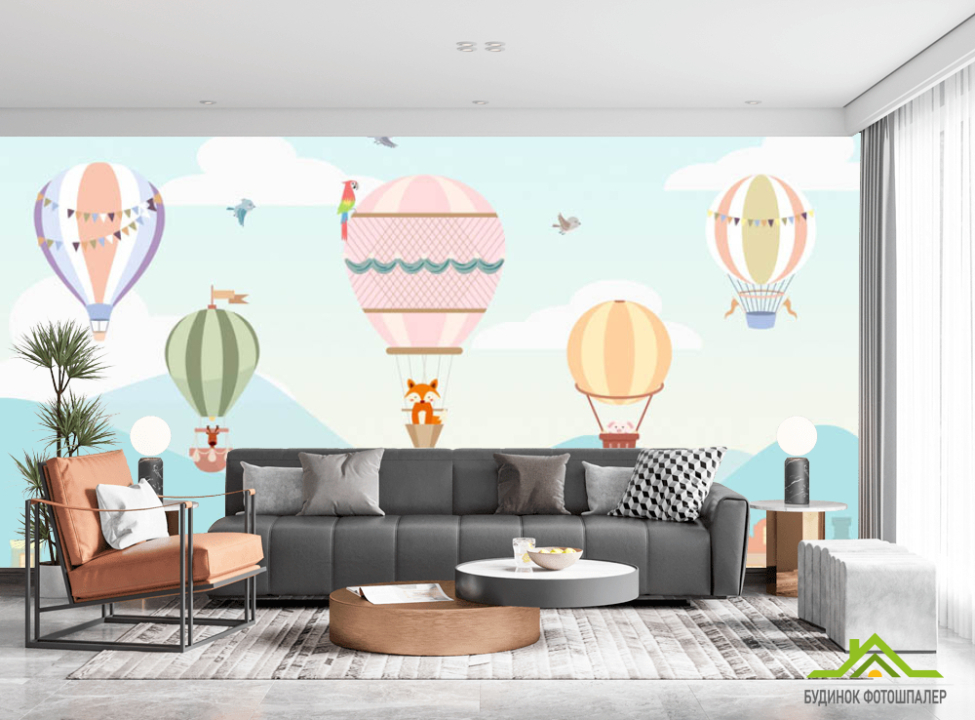 выбрать Фотошпалери повітряні кулі Фотошпалери різні на стіну