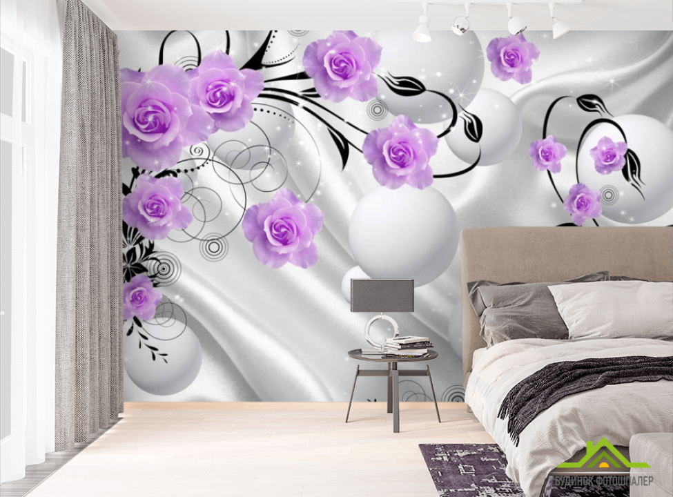 выбрать Фотошпалери троянди, 3Д фон Фотошпалери різні на стіну