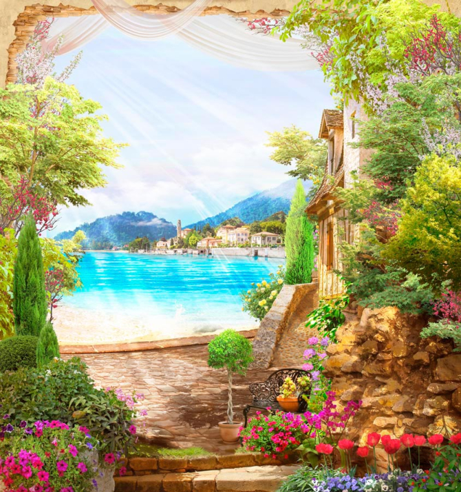 Фотообои Вид на берег моря