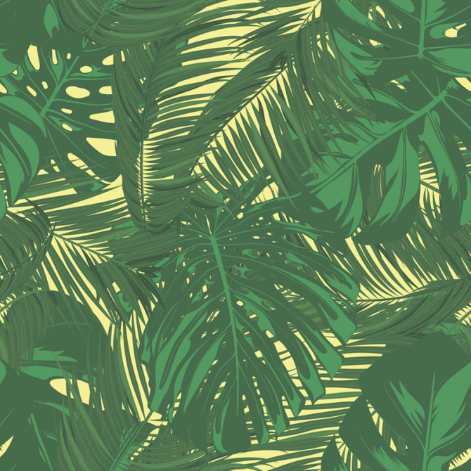 Фотообои Векторные листья