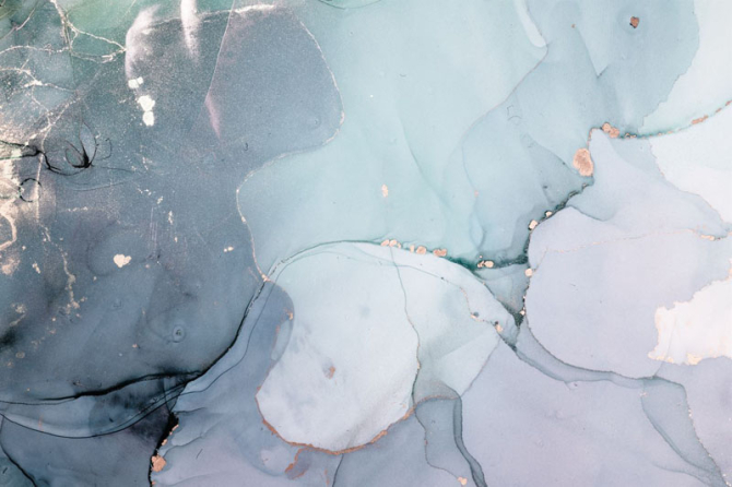 Фотошпалери Мармуровий блакитний срібло