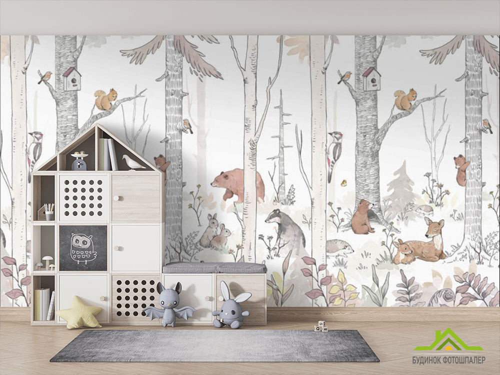 Фотошпалери тварини мінімалізм