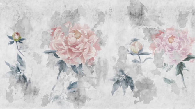 Фотошпалери Рожеві півонії