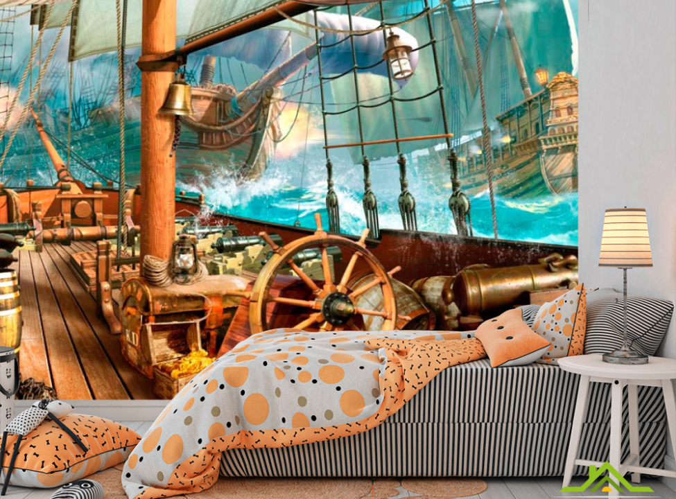 выбрать Фотообои Корабль Фотообои пираты на стену