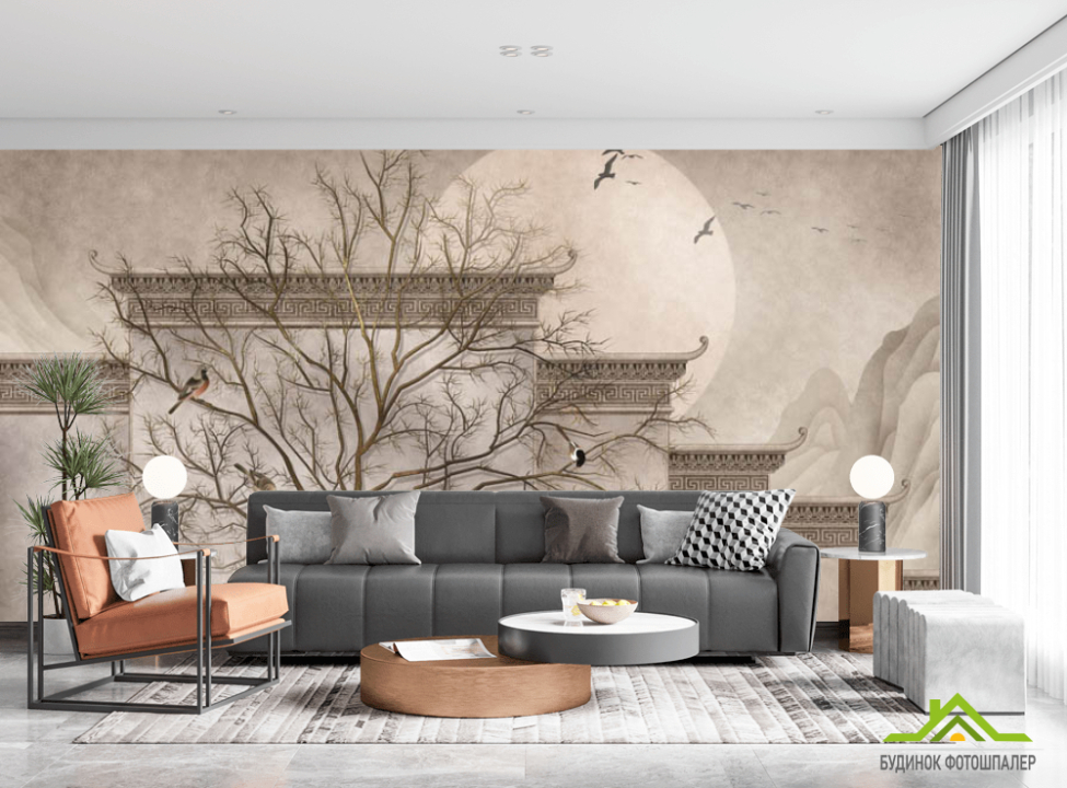 выбрать Фотошпалери дерево і птиці Фотошпалери різні на стіну