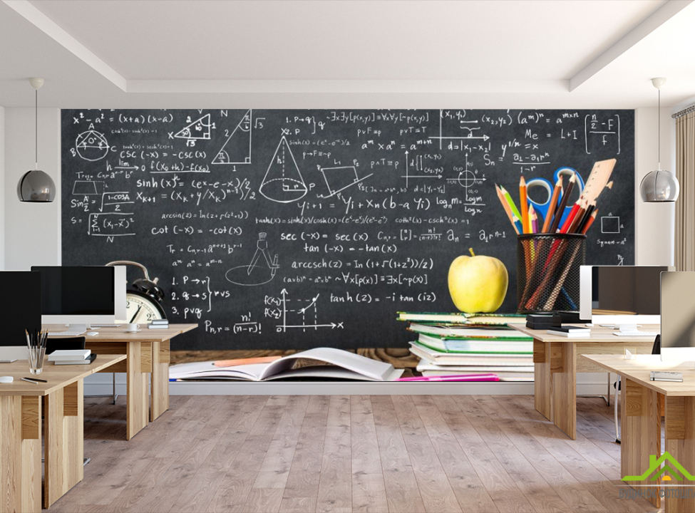 выбрать Фотошпалери Шкільна дошка Фотошпалери для школи на стіну