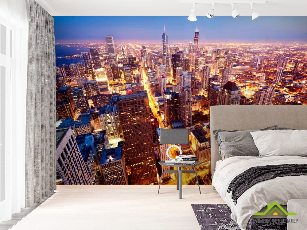 Фотошпалери Вогні міста