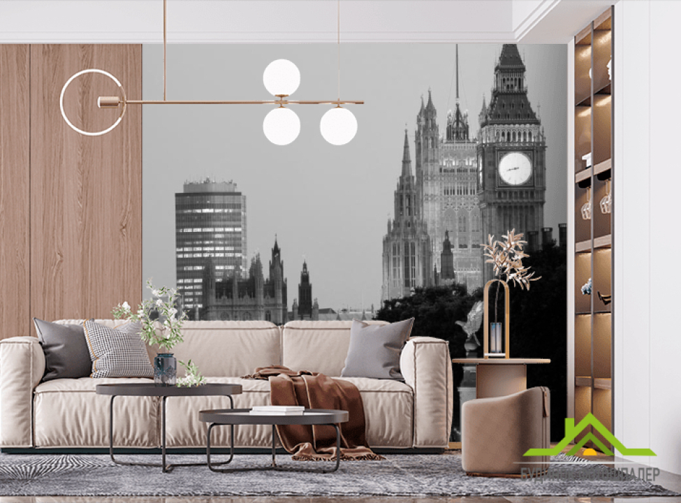 выбрать Фотообои Биг-Бен в Лондоне Фотообои ночной город на стену