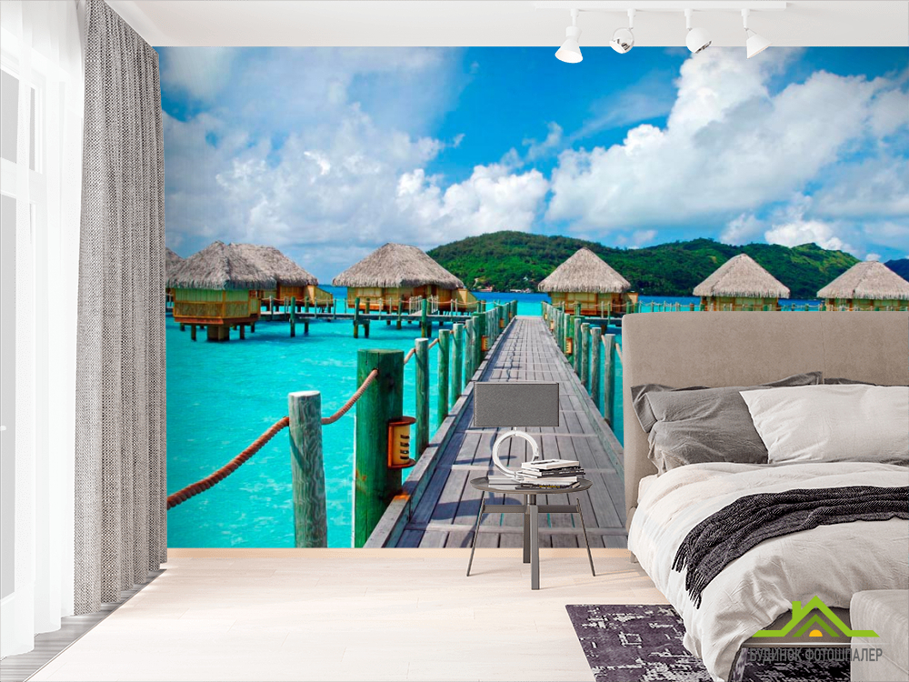 Фотообои Мальдивский мостик