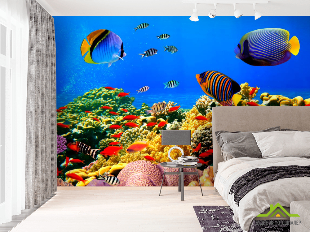 Фотошпалери Морське дно, рибки